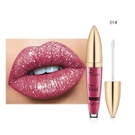 Metallic Lipgloss Dimond Glitter Virar batom Matte Lipstick Vloeibare Sexy