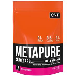 Metapure Zero Carb (30g) - QNT - Chocolate Belga - 480g - Red Candy