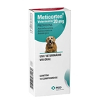 Meticorten 20 mg Anti-inflamatório para cães 10 comprimidos