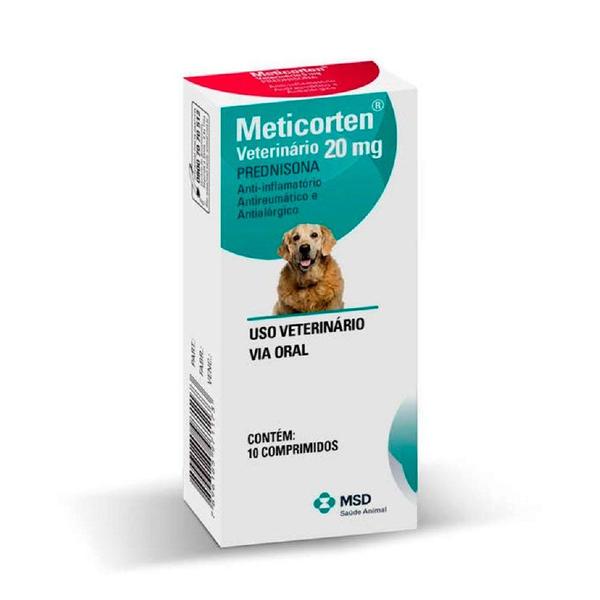 Meticorten 20 Mg - 10 Comprimidos - Msd