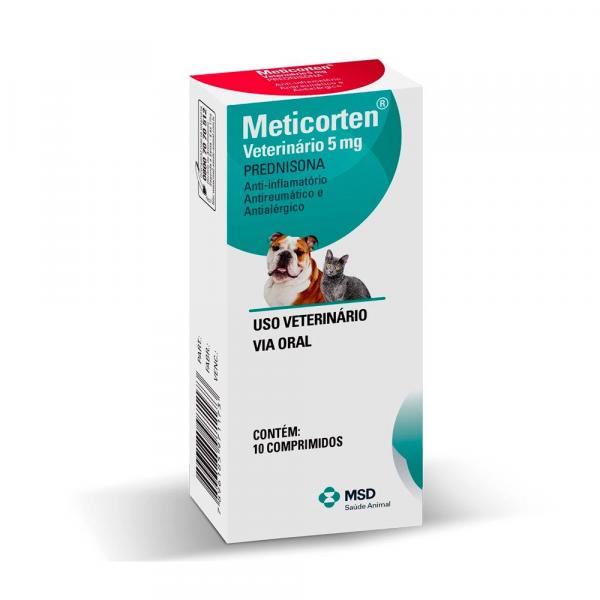 Meticorten 5 Mg - 10 Comprimidos - Msd