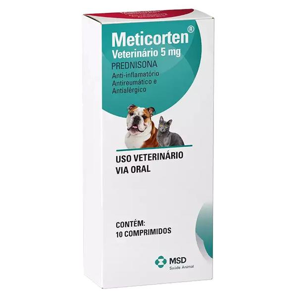Meticorten 5mg MSD 10 Comprimidos