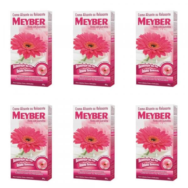 Meyber Creme Alisante Flores 80g (Kit C/06)
