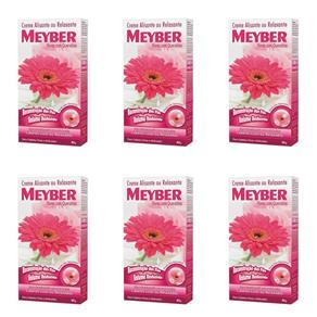 Meyber Creme Alisante Flores 80g - Kit com 06