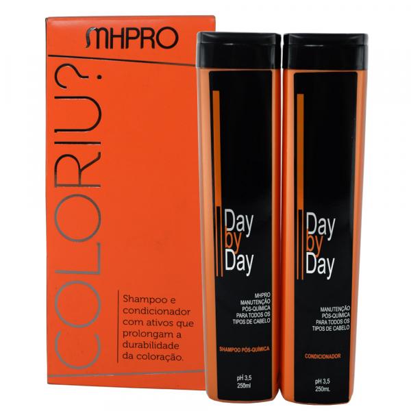 MHPRO Manutenção Pós Coloração Shampoo e Condicionador Day By Day - 2x250ml - MHPRO