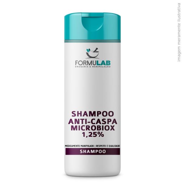 Microbiox 1,25% + Ácido Salicílico 1% + D-Pantenol 2% - Shampoo 120ml - Formulab