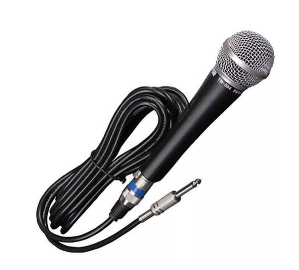 Microfone Dinâmico Tag Sound Tm584 + Cabo Xlr P10 5 Metros - Tagima