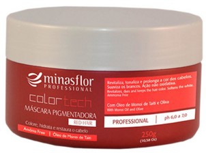 Minas Flor Máscara Pigmentadora Colortech Red 300g - Loja