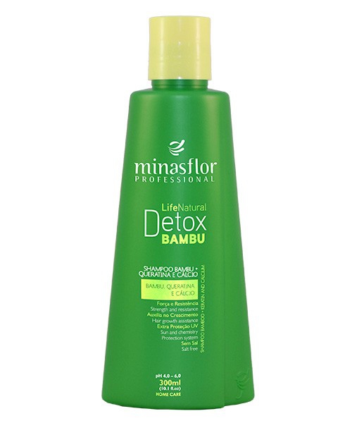 Minas Flor Shampoo Life Natural Detox Bambu 300ml - Loja