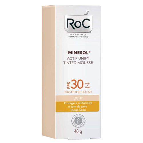 Minesol Actif Tinted Mousse Light Roc Fps 30 40g