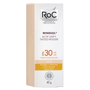 Minesol Actif Unify Tinted Mousse Light Fps30 Roc - Protetor Solar 40g