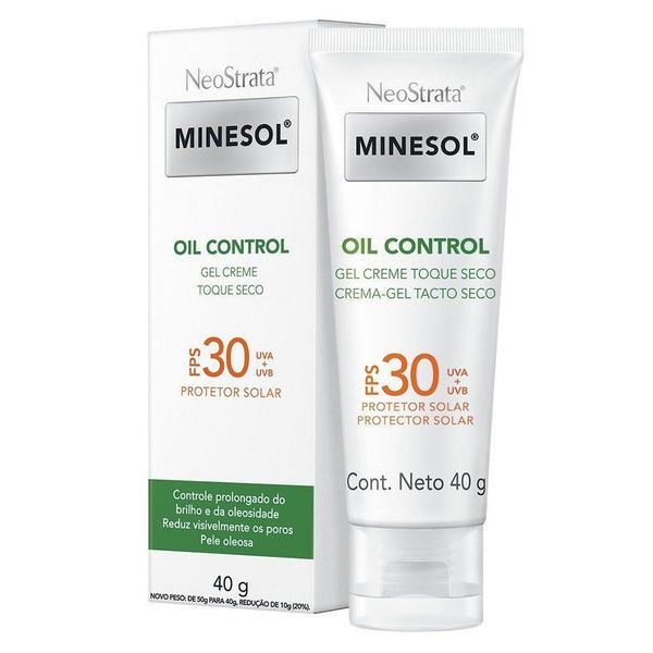 Minesol Oil Control Fps30 Protetor Facial Toque Seco 40g