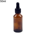 Mini 10ml-100 ml Vidro Âmbar reagente líquido Pipeta vazio frasco conta-gotas de olho