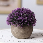 Mini Artificial Planta de vaso para casa de banho Tabletop Decoration