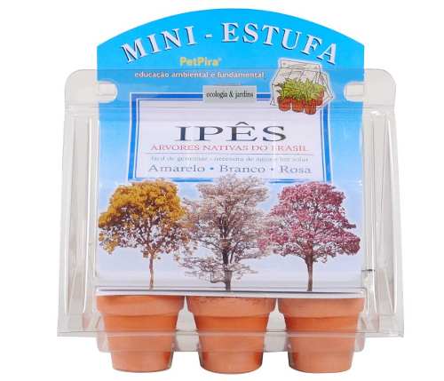 Mini Estufa Vaso Sementes Planta Ipes - Petpira