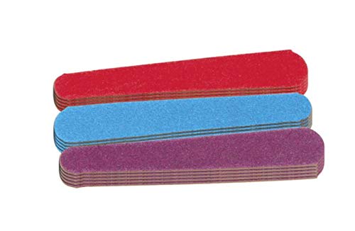 Mini Lixa Popular Colorida para Unhas com 100 Unidades - Santa Clara Cód. 4133