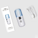 Mini portátil Mist Spray Hidratante Facial Rosto Umidificador Pulverizador de Água