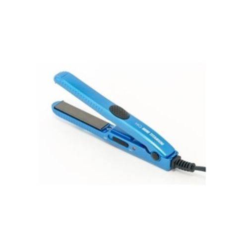 Mini Prancha de Cabelo Titanium Azul Bivolt Mq Hair
