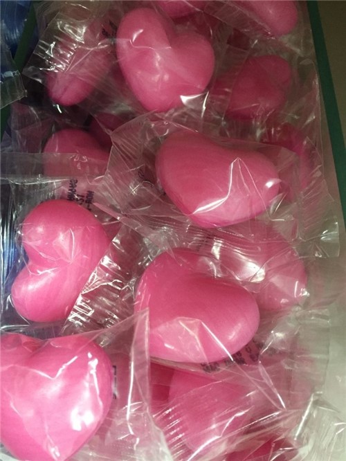 Mini Sabonete Coração Rosa