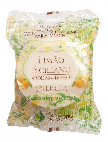Mini Sabonete Vegetal Limão Siciliano - Mercearia do Banho