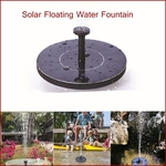 Mini Solar Floating Water Fountain para Garden Pool Pond Decoração em estoque