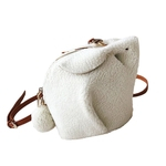 Mini suave Adorável Coelho bonito Design As mulheres na moda Plush Bag Messenger Bag