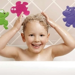 Mini Tapetes Para Banho Bath E Fun 4 Pcs Multikids Baby - BB195 - Padrão