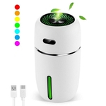 Mini USB Umidificador Air Aroma Difusor Car Essential Oil purificador de ar com LED