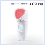 Mini uso doméstico Ultrasonic Rosto Massageador Rugas Removedor de Acne Photon LED Rejuvenescimento Da Pele cuidados Faciais máquina de beleza