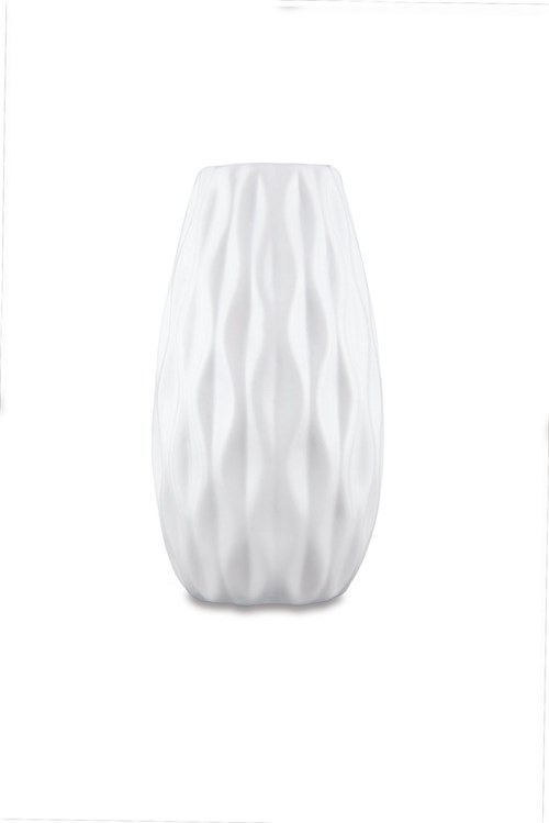 Mini Vaso Branco em Cerâmica I Elipse