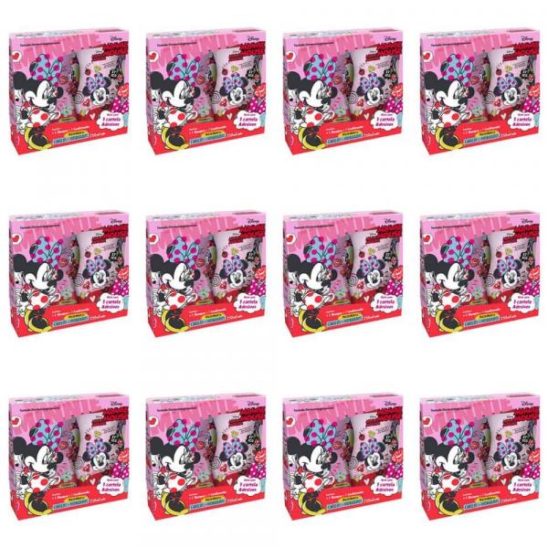 Minnie Mouse Kit Cabelos Hidratados Shampoo + Condicionador 250ml (Kit C/12)