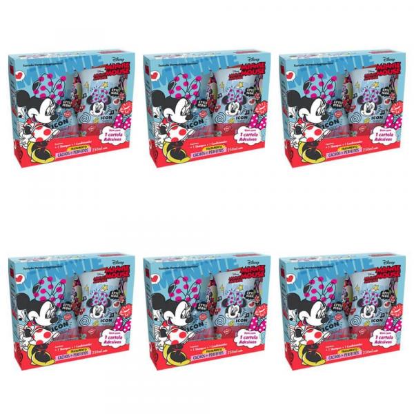 Minnie Mouse Kit Cachos Perfeitos Shampoo + Condicionador 250ml (Kit C/06)