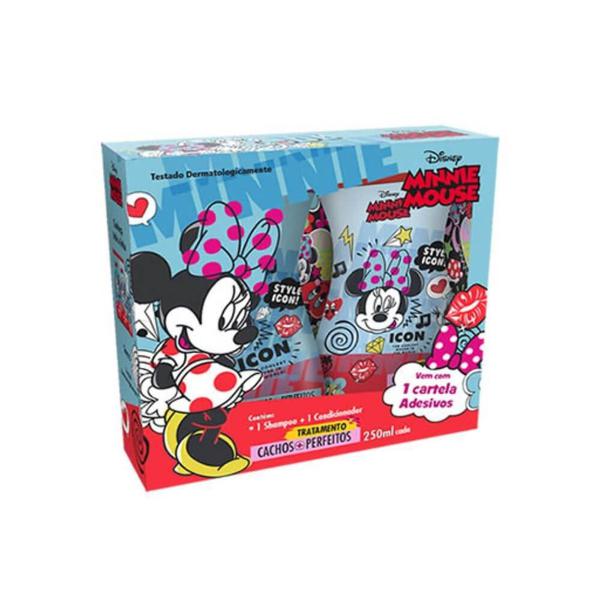 Minnie Mouse Kit Cachos Perfeitos Shampoo + Condicionador 250ml