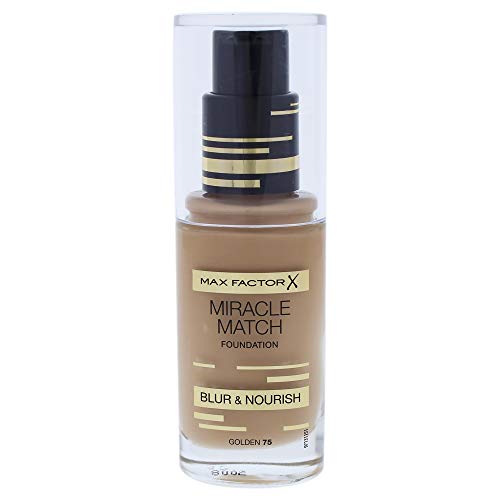 Miracle Match Foundation - 75 Golden By Max Factor For Women - 1 Oz Foundation