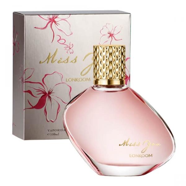 Miss You Pink Eau de Parfum 100ml Lonkoom Perfume Feminino