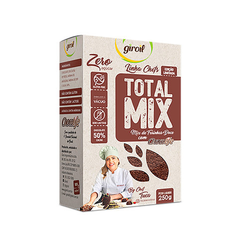 Mix de Farinha Doce com Chocolife Total Mix By Chef Tuca - Giroil - 250G
