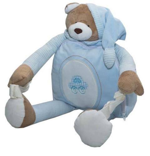 Mochila Urso Zip Toys Azul