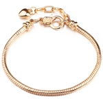 Moda básico da serpente Cadeia de osso pulseira Handchain 19 centímetros Mulheres Fine Jewelry