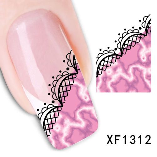 Moda Beleza Diy Nail Art Sticker Transferência de Água Mulheres Manicure Decal Decor