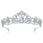 Moda Branco Cristal Crown vestido de noiva acessórios de cabelo Princesa Acessório de Cabelo