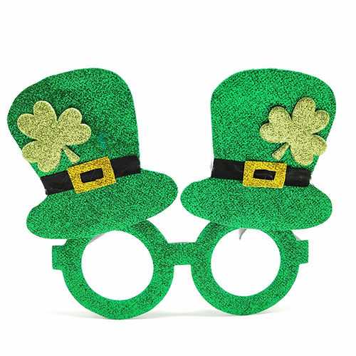 Moda Clover Design Dia Decoração Óculos de Saint Patrick