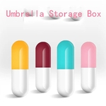 Moda de Nova 5 cores criativas Mini Cápsulas Modeling Umbrella caixa de armazenamento bonito