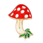 Moda Dos Desenhos Animados Alloy Mushroom Broche Chic Único Mulheres Broochpin
