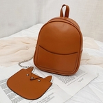 Moda feminina Estudantes S¨®lidos Ombro Escola cores Mochila Bag Travel Bag