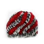Moda feminina flexível inverno quente abacaxi Hat Baggy Crochet Hat tricô