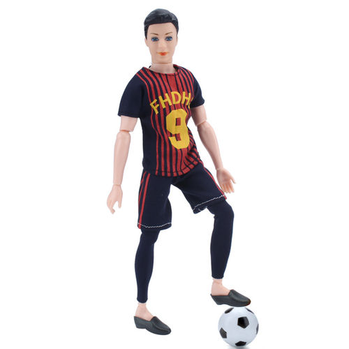 Moda masculina World Cup jogador de futebol Dolls roupa da boneca Acessórios