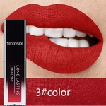 Moda Matte Lipstick impermeável de Longa Duração Não-fading Maquiagem Lip Gloss Hidratante Lip
