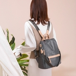 Moda Mixedcolor mulheres senhoras imperme¨¢vel Bolsa Tote Shoulder Backpack Bags