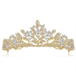Moda Noiva Crown Top Grade Temperamento Retro Proteção Ambiental Alloy Diamant Crown