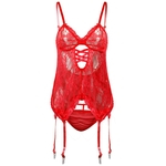 Moda oco Lace Sexy Lingerie Costume Sexy Ladies Pap¨¦is Clothes Set